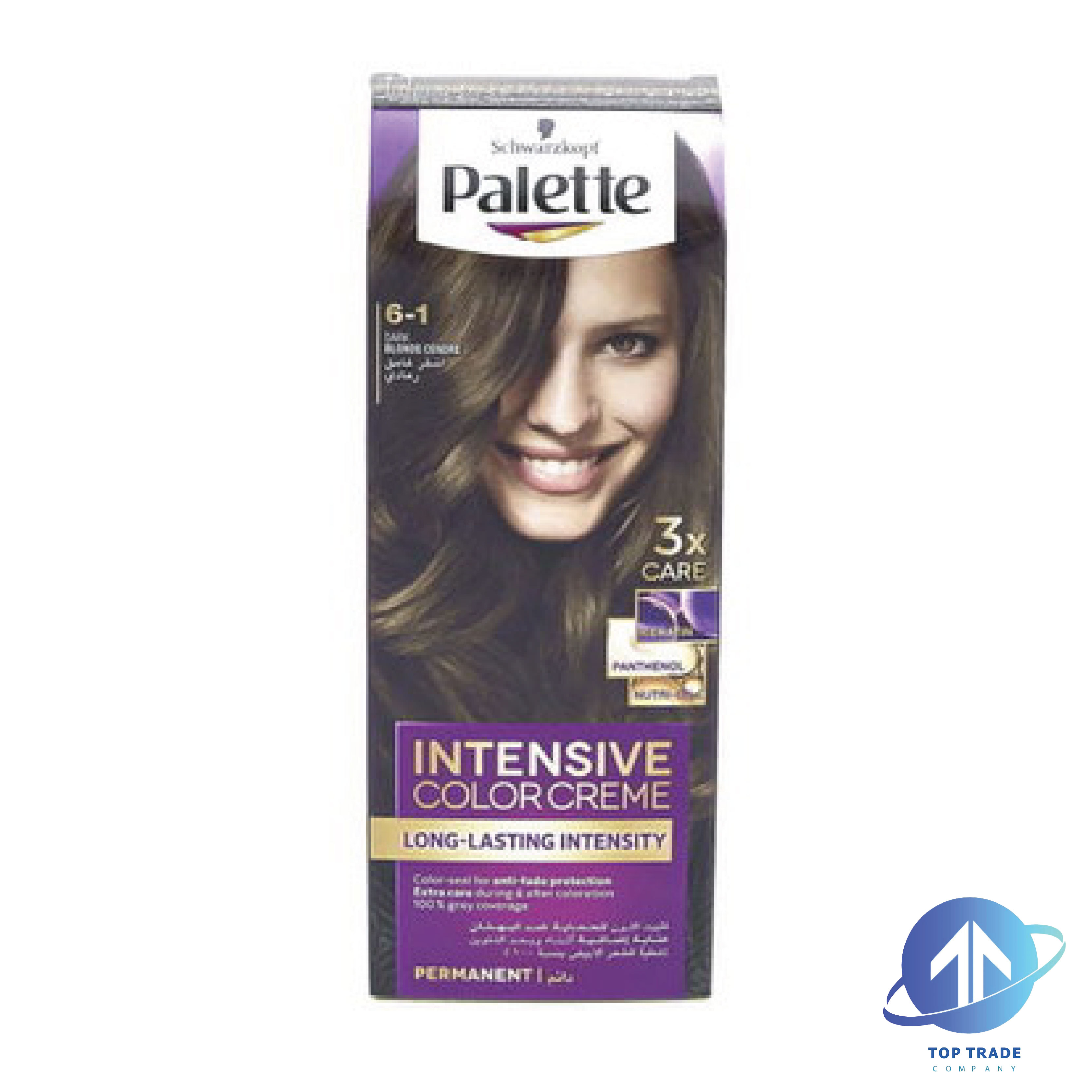 Palette Intensive Color Cream hair color 6-1 dark blonde
